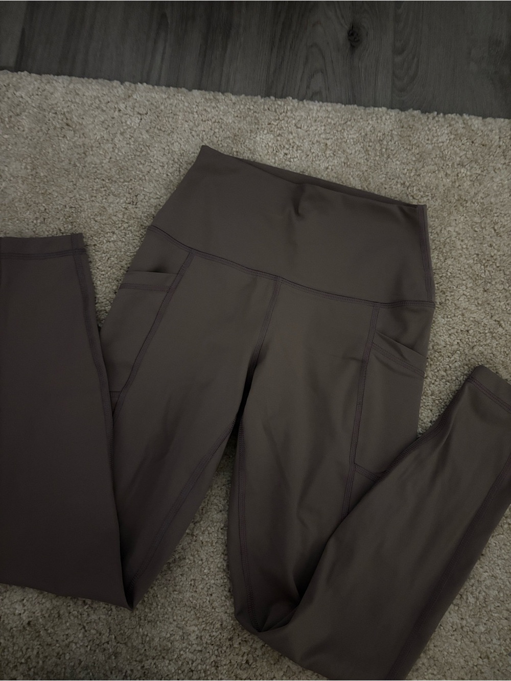 90 Degree By Reflex High-Waist Leggings - Mauve Taupe